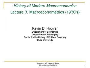 Founder of macroeconomics