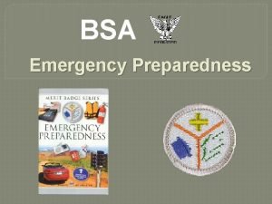 Bsa emergency preparedness