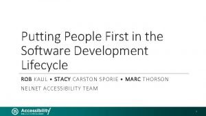 Putting People First in the Software Development Lifecycle