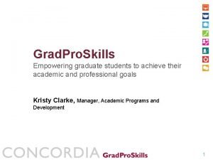 Grad pro skills