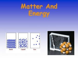 Matter And Energy The Nature of Matter Gold