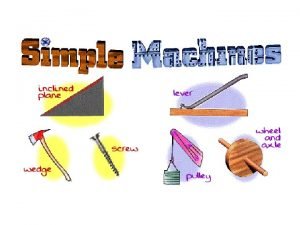 Simples machines examples