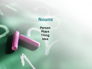 It is not the place it is the person