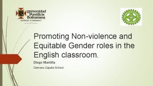 Promoting Nonviolence and Equitable Gender roles in the