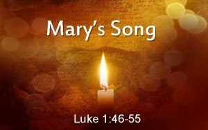 Marys Song Luke 1 46 55 Jones the