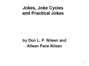 Joke cycles