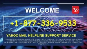 Yahoo mail helpline number