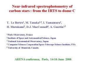 Nearinfrared spectrophotometry of carbon stars from the IRTS