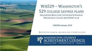 Washington college savings plan