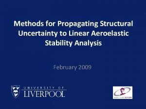 Methods for Propagating Structural Uncertainty to Linear Aeroelastic