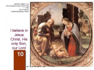 BARTOLOMEO Fra The Adoration of the Christ Child