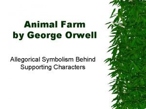 What does foxwood farm represent in animal farm