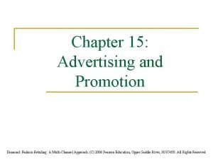 Retail advertising and promotion jay diamond