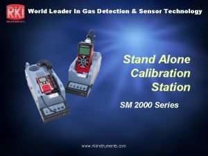 World Leader In Gas Detection Sensor Technology Stand
