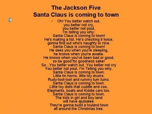 Santa claus jackson five