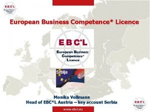 European business competence licence European business competence licence