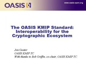 Oasis kmip