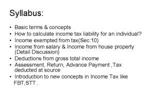 Perquisites in income tax Perquisites in income tax