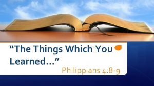 Philippians 4:9 nkjv