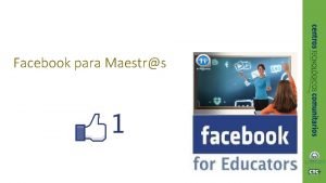 Facebook para educadores