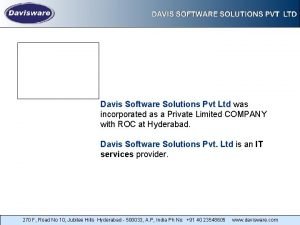 Davisware software solutions