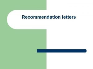 Sample peer letter of recommendation