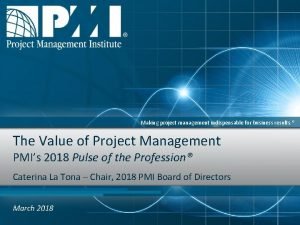 Making project management indispensable for business results The
