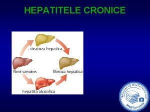 HEPATITELE CRONICE HEPATITELE CRONICE Hepatitele cronice reprezint acele