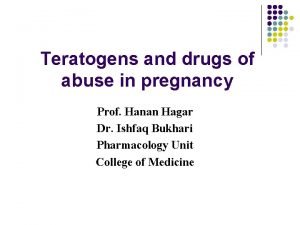 Fetal hydantoin syndrome