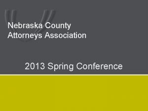 Nebraska county attorney association