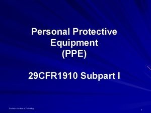 29 cfr 1910 ppe
