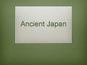 Ancient japan geography