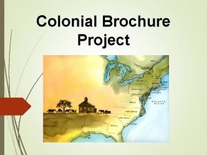 13 colonies brochure project