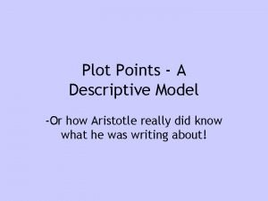 Aristotle plot diagram