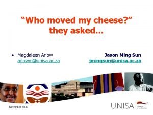 My unisa biographical details