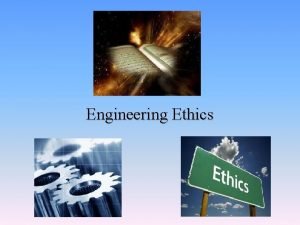 Ethical issues in mechanical engineering