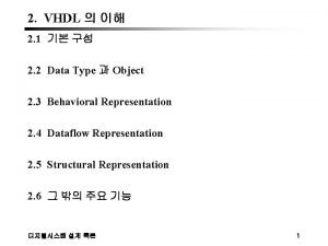 Vhdl for문