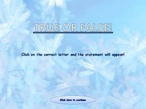 Christmas true or false Christmas true or false