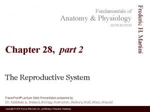 Anatomy Physiology SIXTH EDITION Chapter 28 part 2