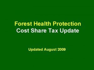 Forest health protection