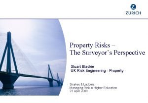 Property Risks The Surveyors Perspective Stuart Blackie UK