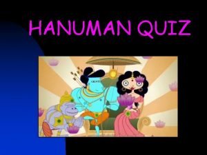 Hanuman quiz