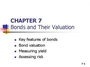 Junk bond ratings