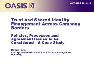 Nokia identity management system