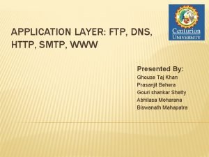 Smtp application layer