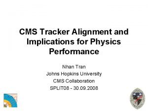 CMS Tracker Alignment and Implications for Physics Performance
