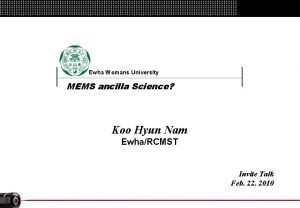 Is mems a female Is mems a female