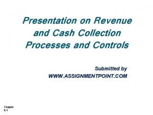 Cash collection process flow chart