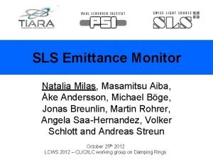Sls monitor Sls monitor