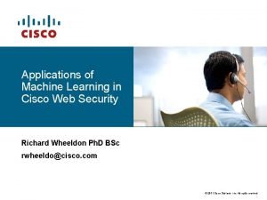 Cisco machine learning security